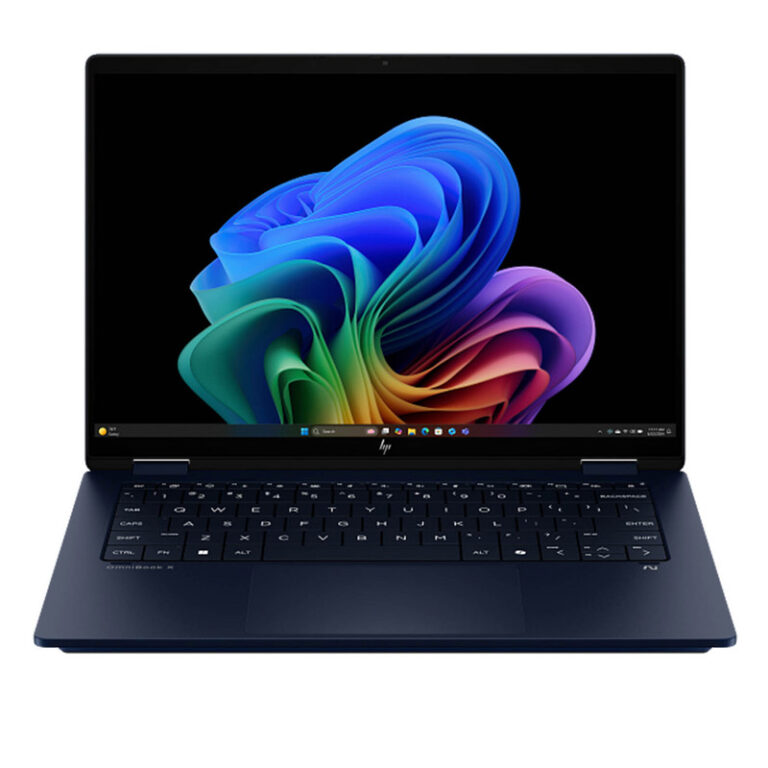 لپ تاپ 14 اینچی اچ‌ پی مدل OmniBook X Flip 14-fm0013dx-Core Ultra 5 226V-16GB LPDDR5X 8533MHz-512GB SSD-Touch-Backlit-W