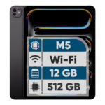 تبلت 13 اینچ اپل مدل IPad Pro 2025 M5 Wi-Fi ظرفیت 512 گیگابایت و رم 12 گیگابایت، رزولوشن دوربین 12 مگاپیکسل، پشتیبانی از قلم و کیبورد