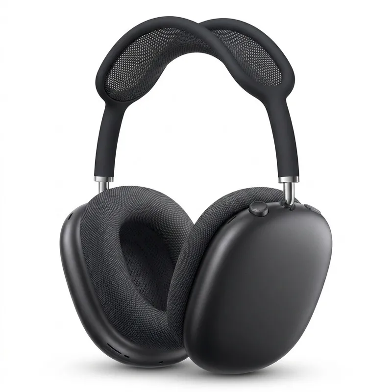هدست بلوتوثی اپل مدل AirPods Max 2024 با نویز کنسلینگ فعال (ANC)، نویز کنسلینگ میکروفون (ENC)، قابلیت پخش صدای محیطی (Transparency)، درگاه شارژ USB Type-C، مقاوم در برابر رطوبت و عرق
