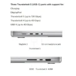 لپ تاپ 16.2 اینچی اپل مدل MacBook Pro MX2X3 2024 LLA-M4 Pro-24GB RAM-512GB SSD-Retina 120Hz