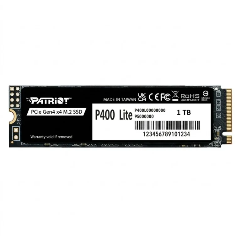 اس اس دی اینترنال M.2 PCIe Gen4 x4 NVMe پتریوت مدل P400 LITE ظرفیت 1 ترابایت