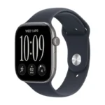 ساعت هوشمند 46 میلی‌متری اپل مدل Watch Series 12 Aluminum Case با بند سیلیکونی، سازگار با iOS