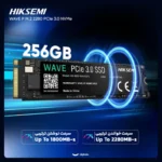 اس اس دی اینترنال PCIe Gen3 x4 هایک سمی مدل WAVE P ظرفیت 256 گیگابایت